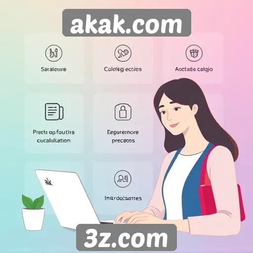 Análise das principais funcionalidades do site akak.com