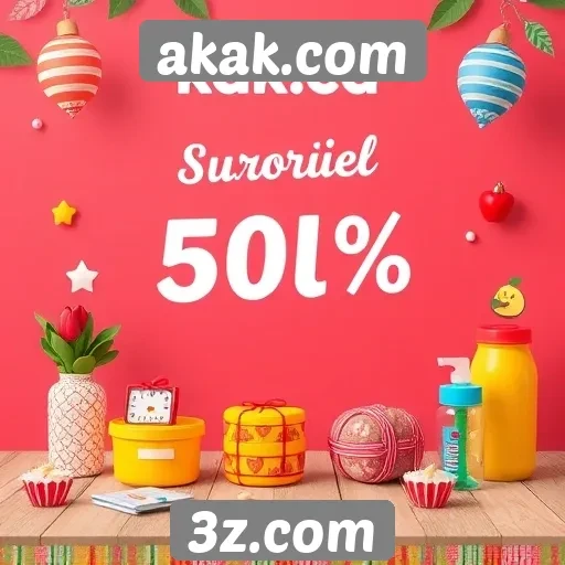 visão geral das promoções sazonais no akak.com