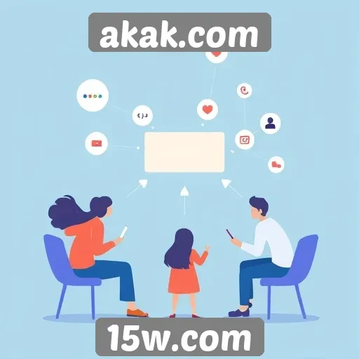 ferramentas de interação social em akak.com são destacadas